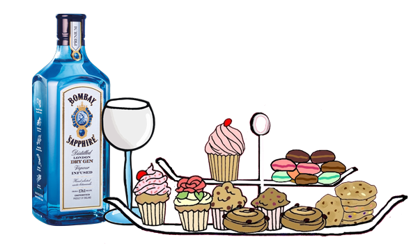 Bombay Sapphire Gin Afternoon Tea Gin Tour London