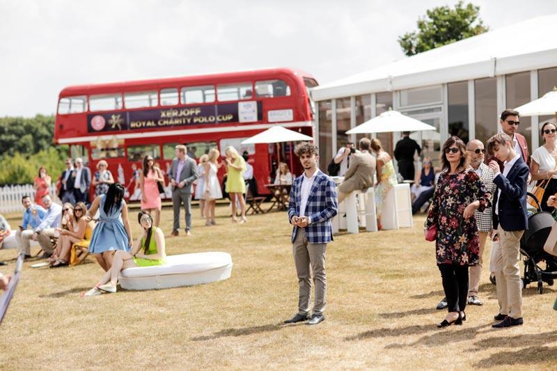 event catering london - polo and B Bus