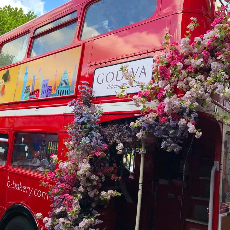 Godiva hire B bus for corporate events London