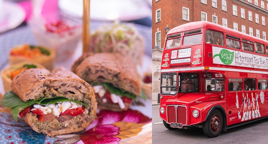 Vegan Afternoon Tea London Bus Tour