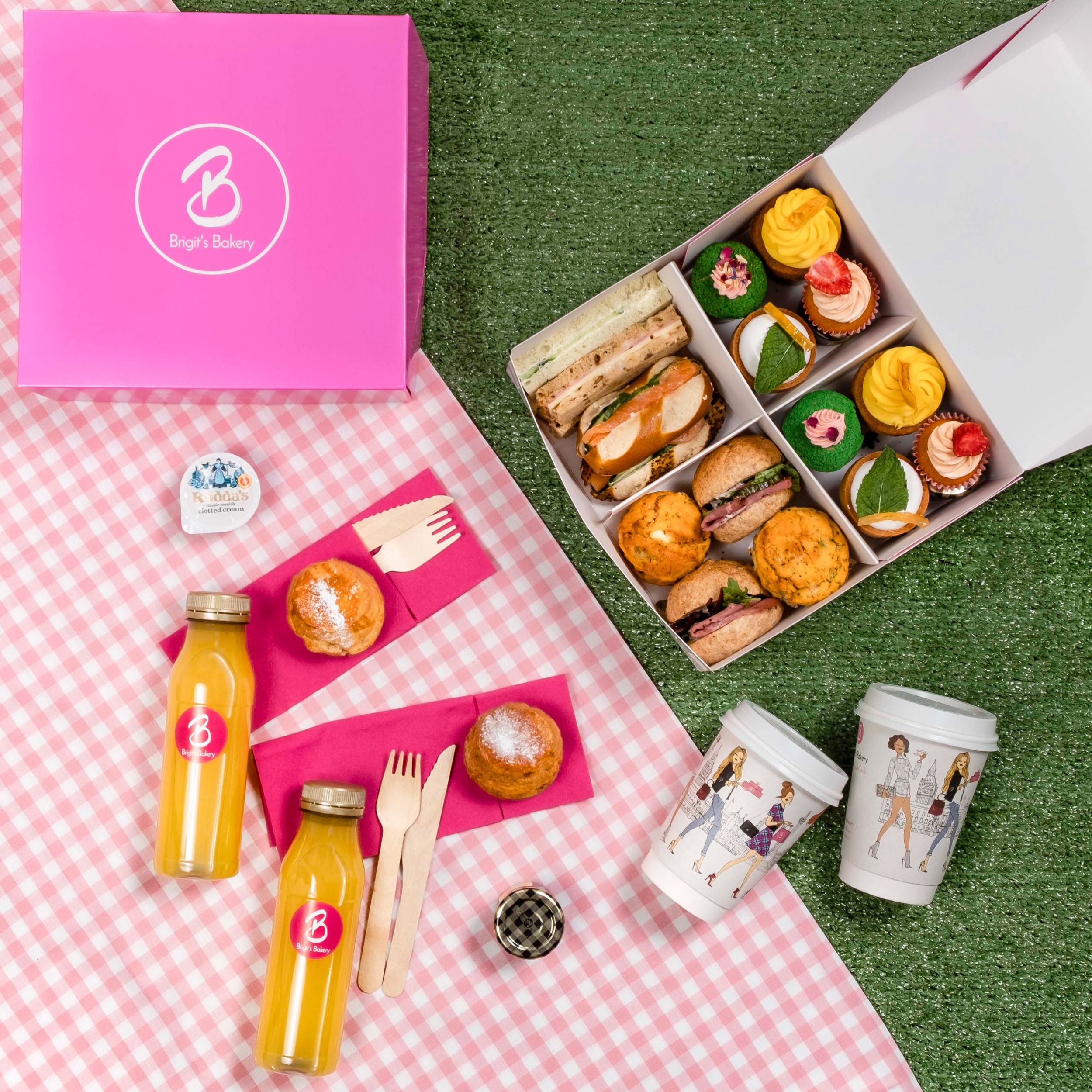 Brigit's Bakery Afternoon Tea Picnic Lunch: fun things to do in London with kids