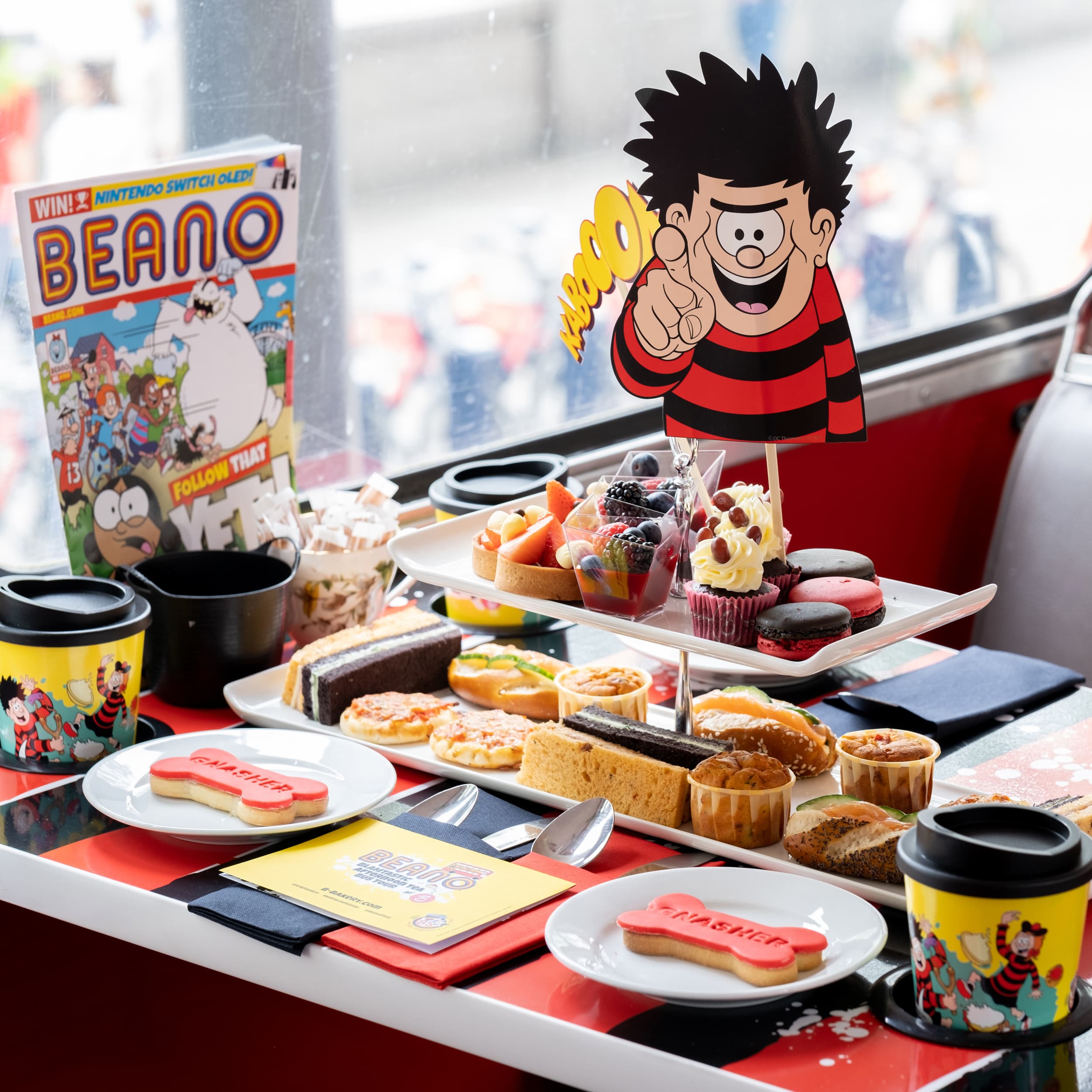 Staycation London: Beano Afternoon Tea Bus Tour