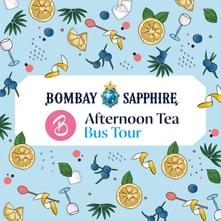 Bombay Sapphire Afternoon Tea Bus Launch