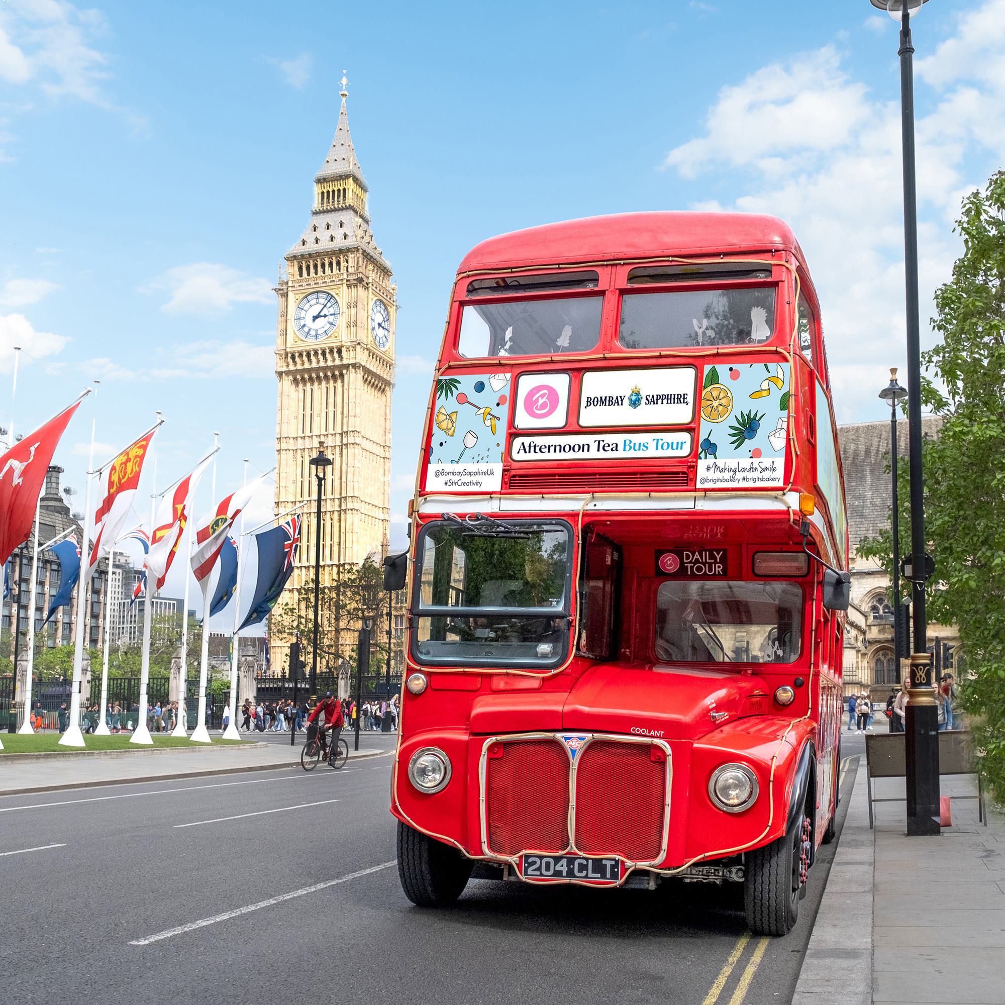 Wheelchair Friendly Gin Afternoon Tea London Bus Tour