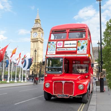 Bombay Sapphire Gin Afternoon Tea Sightseeing Bus Tour