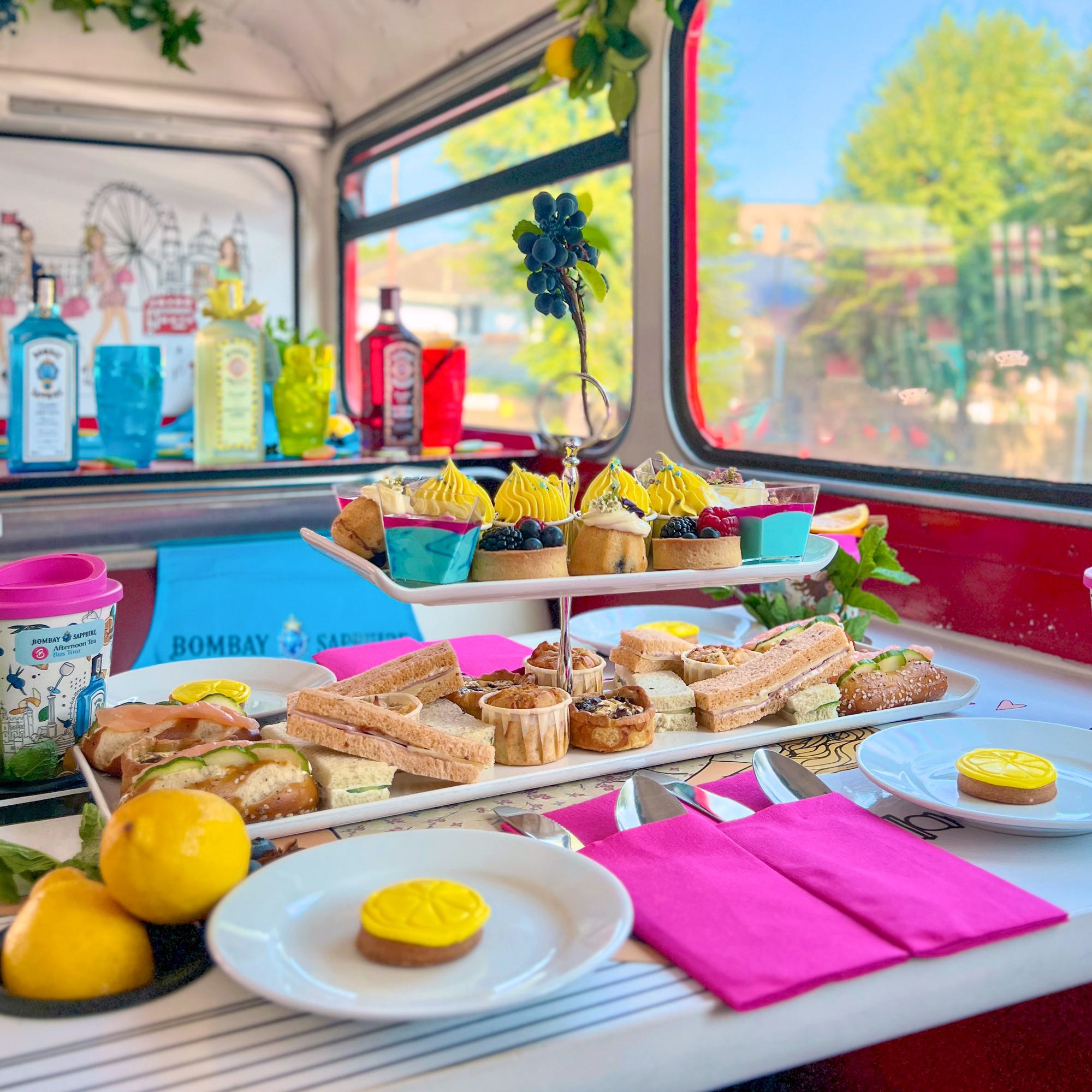 Bombay Sapphire Gin Afternoon Tea Gin Tour London