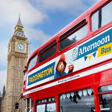 Paddington Afternoon Tea Bus London Sightseeing Tour