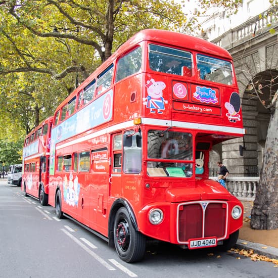 Peppa pig afternoon tea bus tour London bus lr