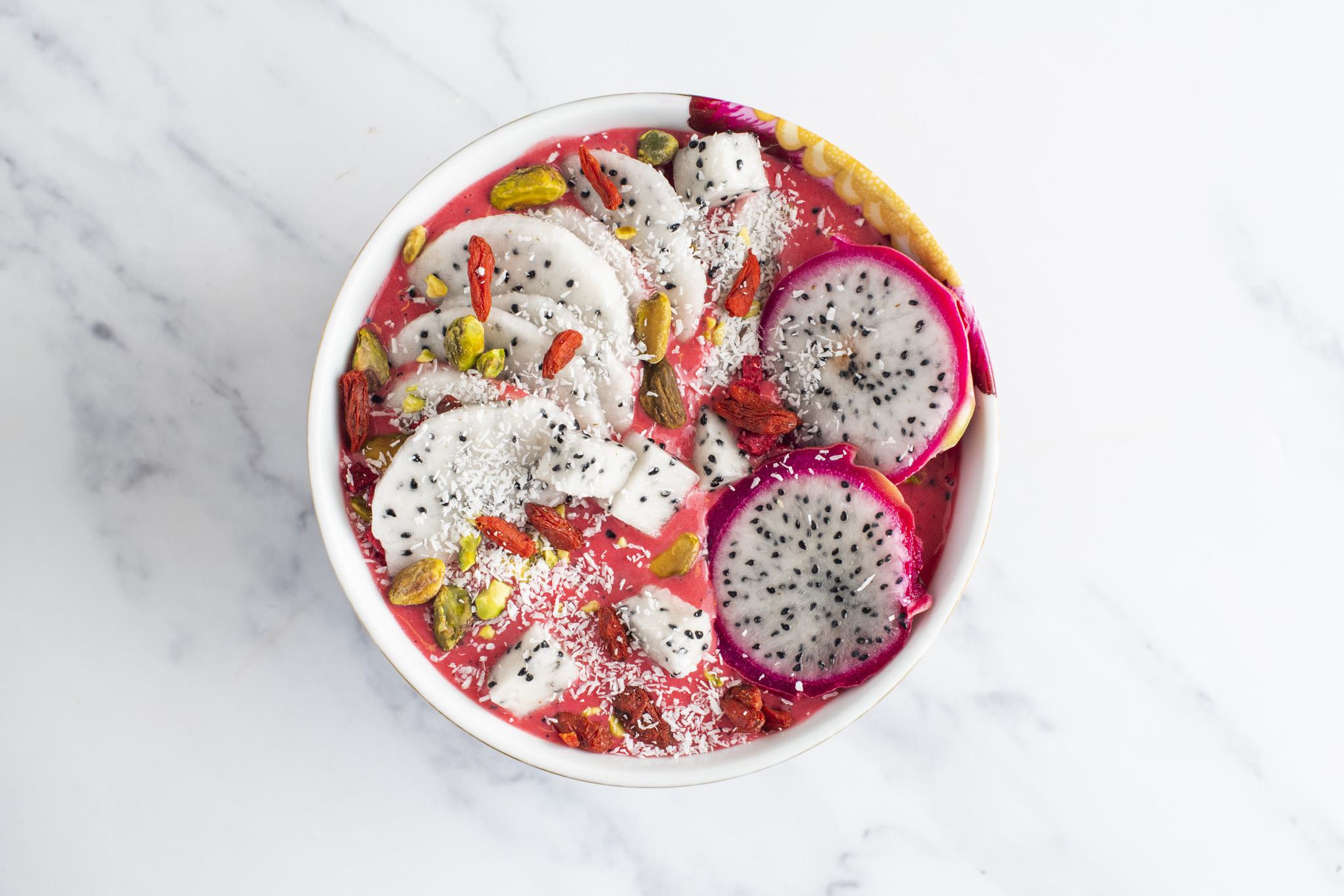 Vegetarian Brunch London Smoothie Bowl at Brigit's Bakery Covent Garden