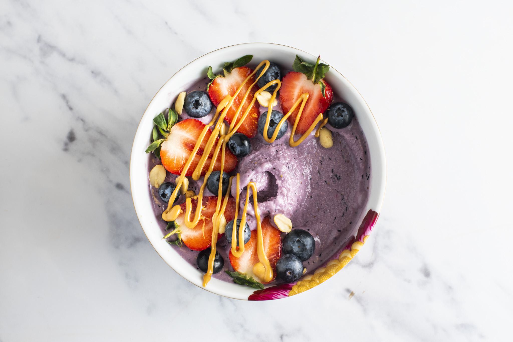 Vegetarian Brunch London Smoothie Bowl at Brigit's Bakery Covent Garden