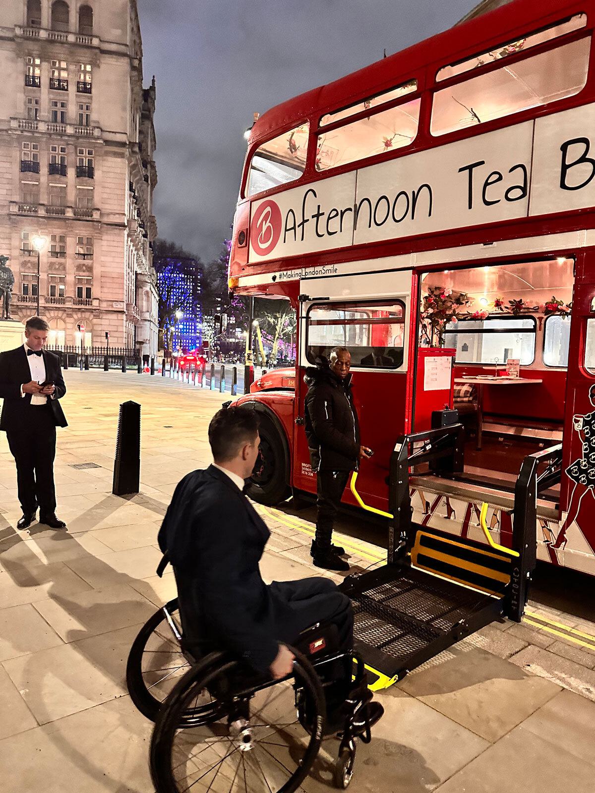 Wheelchair Friendly Routemaster Bus for Private Hire